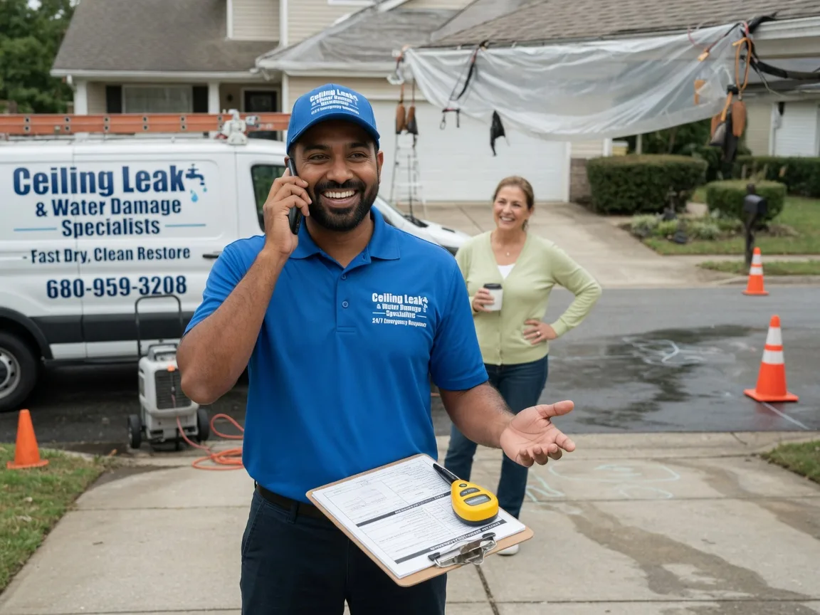 Ceiling Leak Cleanup Elkhart, TX FAQs